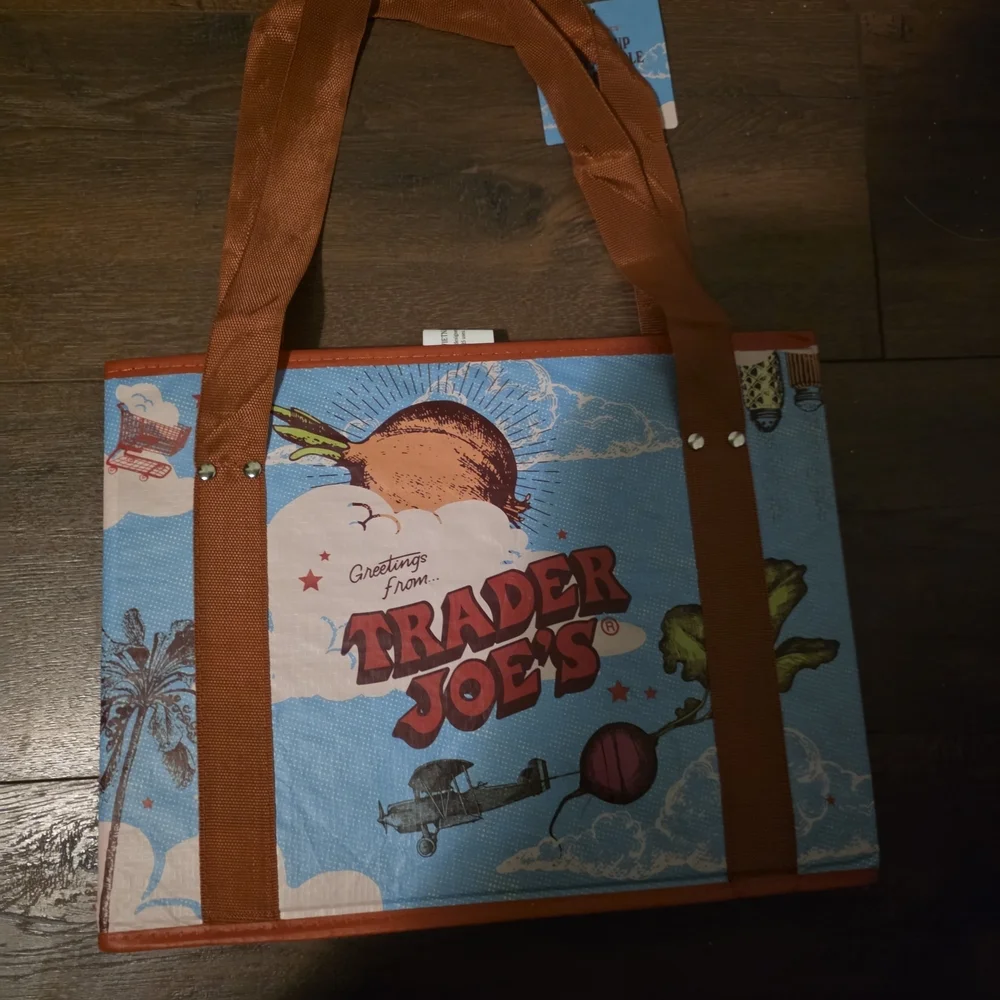 Trader JoeS vibrant tote